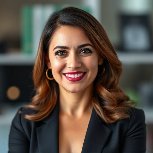 Retrato de Elena Fernández, Directora Comercial de Auto Elite Madrid.